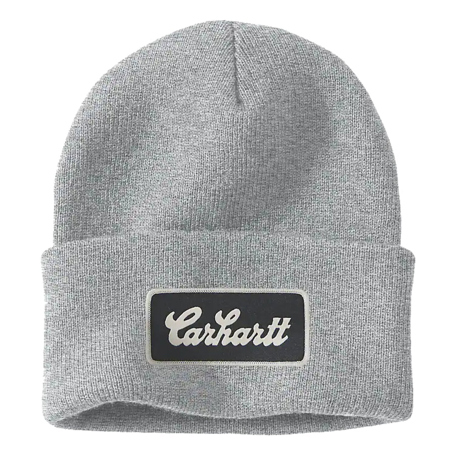 Carhartt Script Patch beanie, heather grey