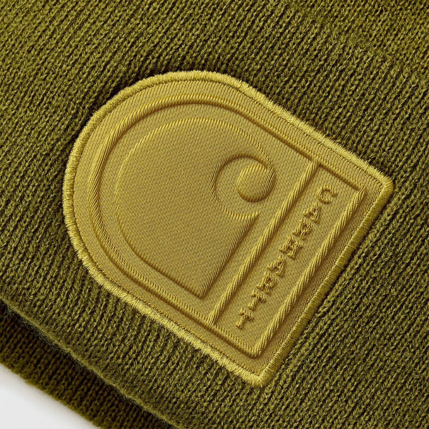 Carhartt Patch beanie dark bronzed, Green