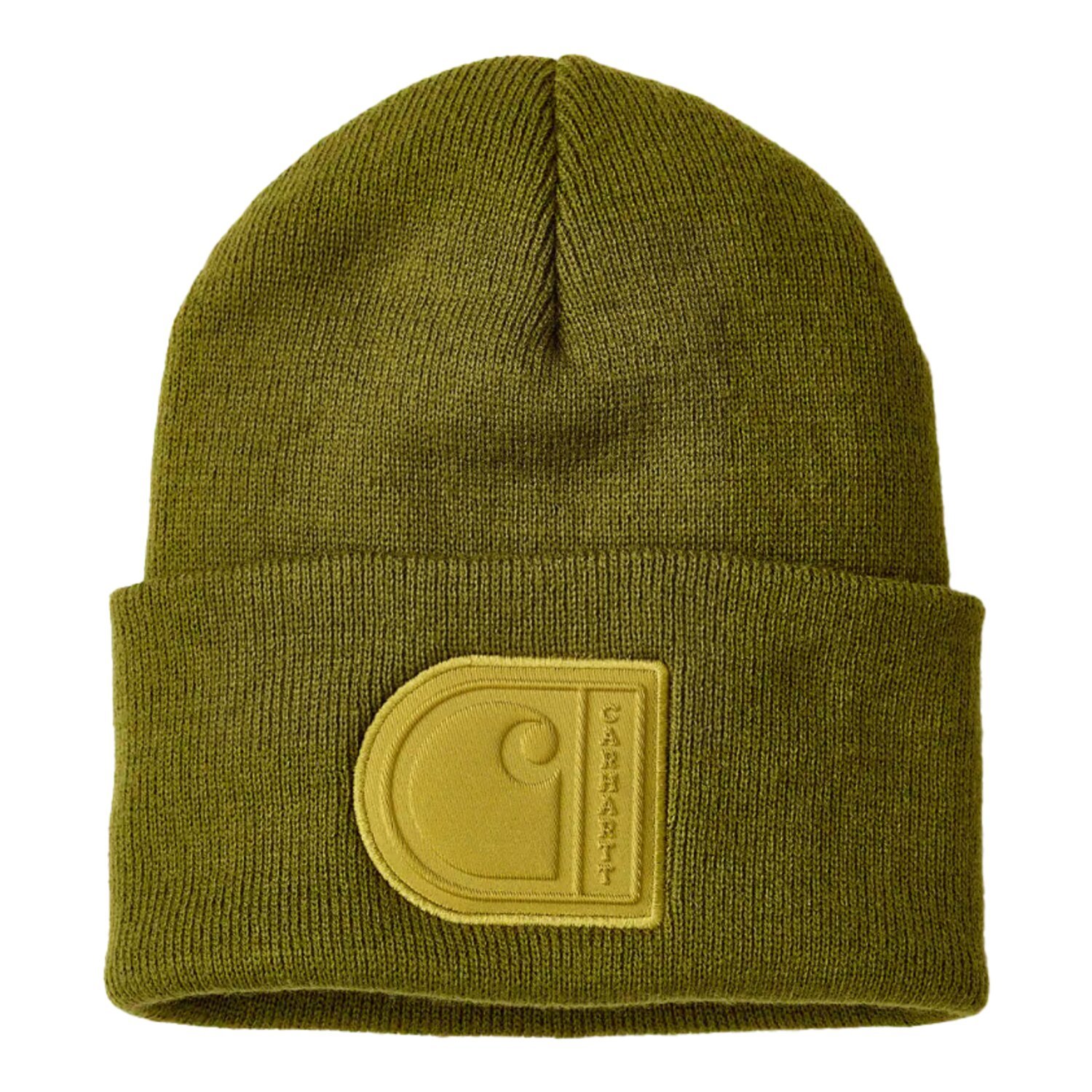 Carhartt Patch beanie dark bronzed, Green