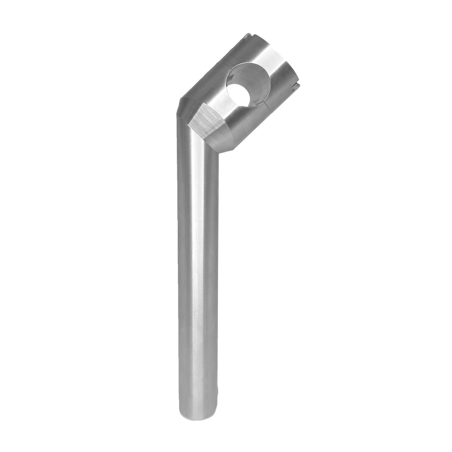 HeinzBikes, Clubstyle pullback risers 10, Silver, Anodized