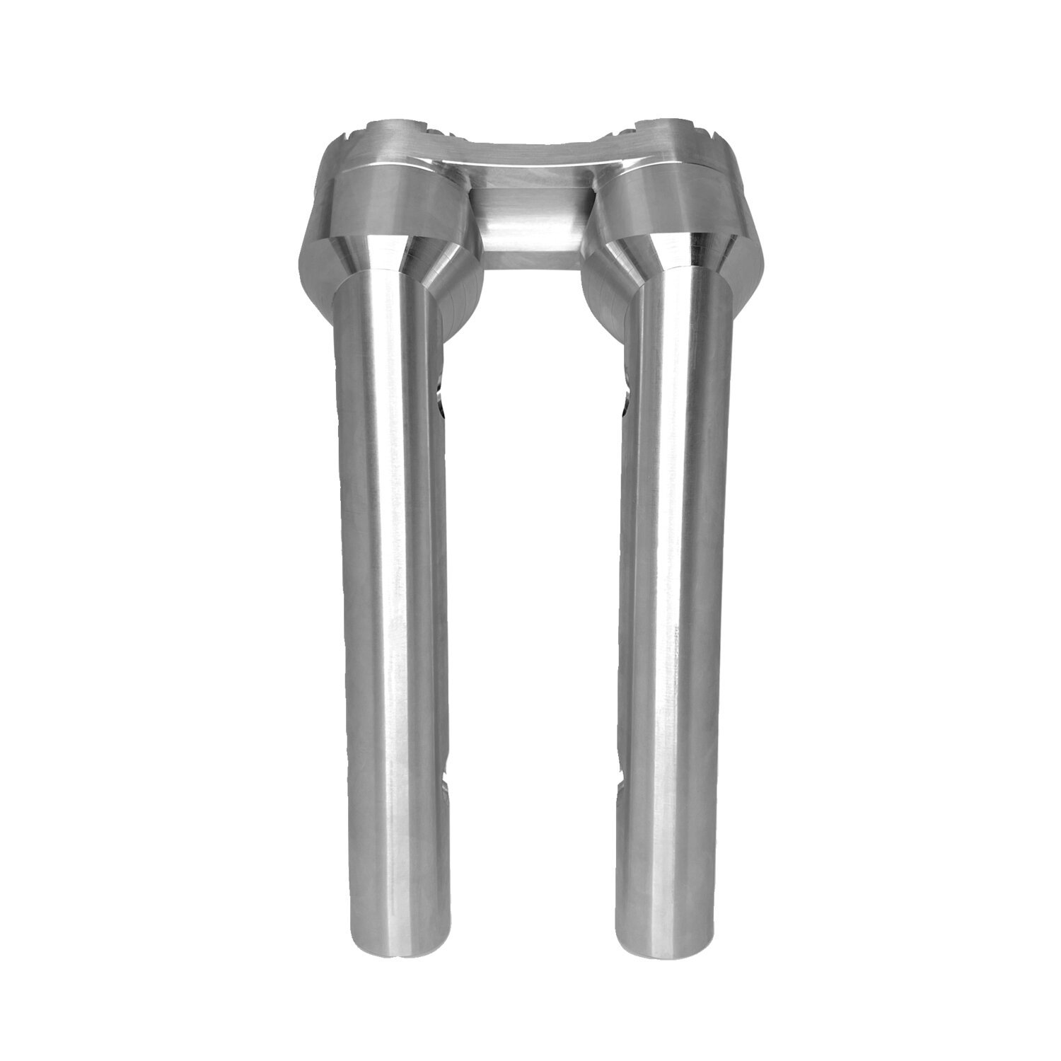 HeinzBikes, Clubstyle pullback risers 10, Silver, Anodized