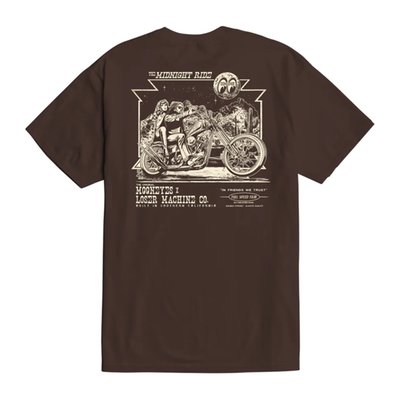 A t-shirt with attitude. This Loser Machine t-shirt features a standard fit with bold artwork on the back and a small print on the chest. Made of 100% cotton and built for everyday wear with a no-nonsense feel, just the way it should be.