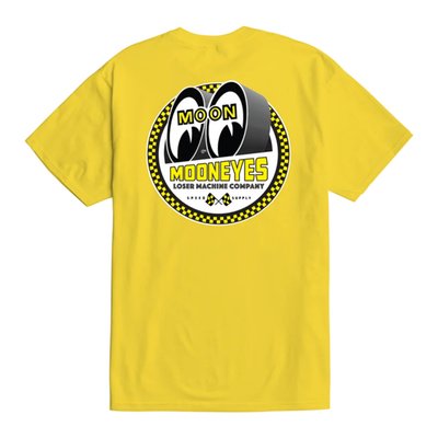 A new collabs with Mooneyes! That is always a good idea by Loser Machine. Several nice new prints on t-shirts and hoodies with somehow, somewhere the recognizable Mooneyes logo. The t-shirts and hoodies have a regular fit. The hoodies are made with a blend of cotton and polyester and t-shirts with 100% cotton.