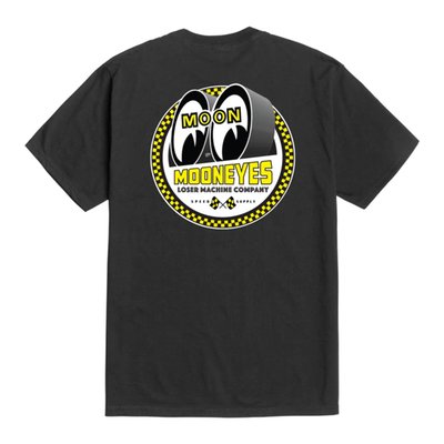 A new collabs with Mooneyes! That is always a good idea by Loser Machine. Several nice new prints on t-shirts and hoodies with somehow, somewhere the recognizable Mooneyes logo. The t-shirts and hoodies have a regular fit. The hoodies are made with a blend of cotton and polyester and t-shirts with 100% cotton.