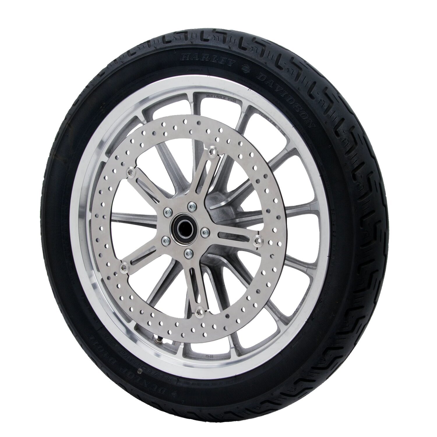 Arlen Ness, 15" Front Big Brake rotor kit. Left side