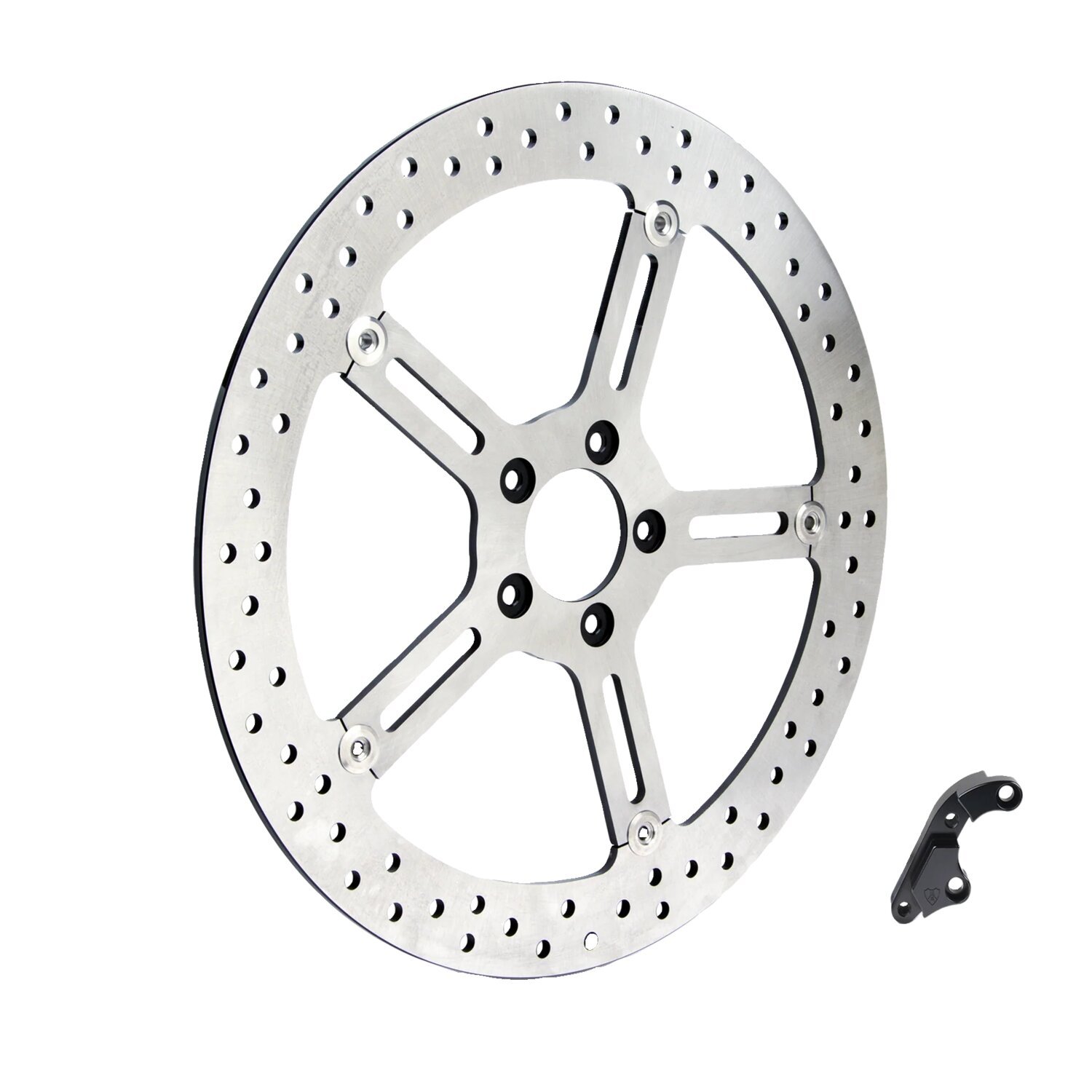 Arlen Ness, 15" Front Big Brake rotor kit. Right side