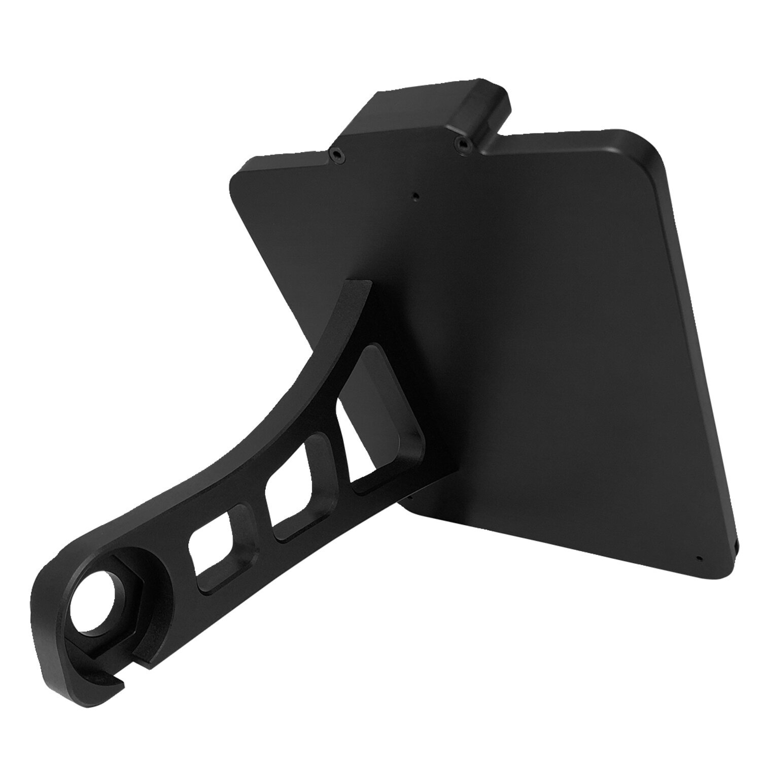 HeinzBikes, side mount license plate bracket, Black
