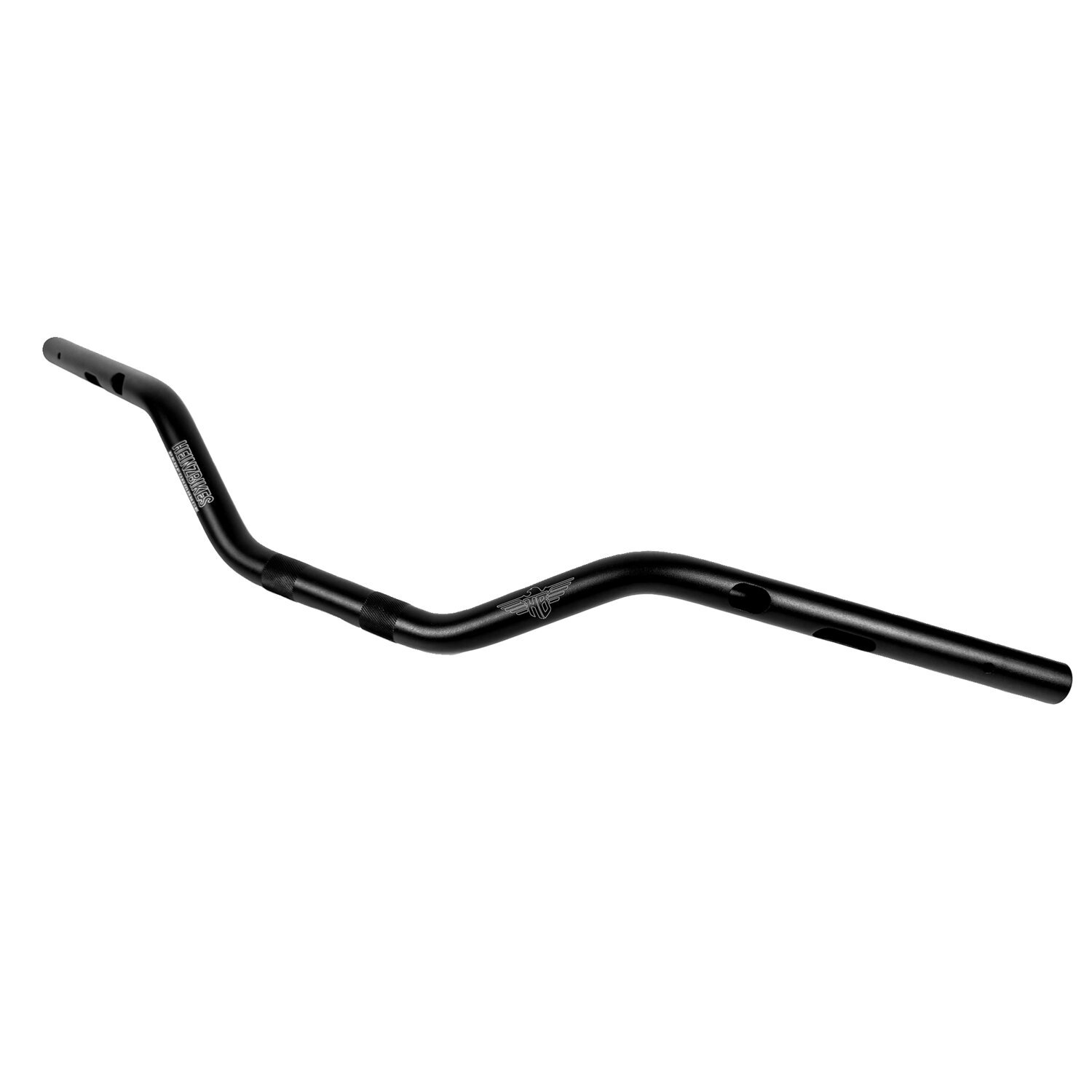 HeinzBikes, Performance Clubstyle Moto MID Bar, Black, Anodized