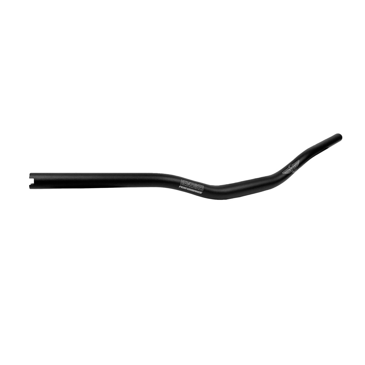 HeinzBikes, Performance Clubstyle MX handlebar, Black, Anodized