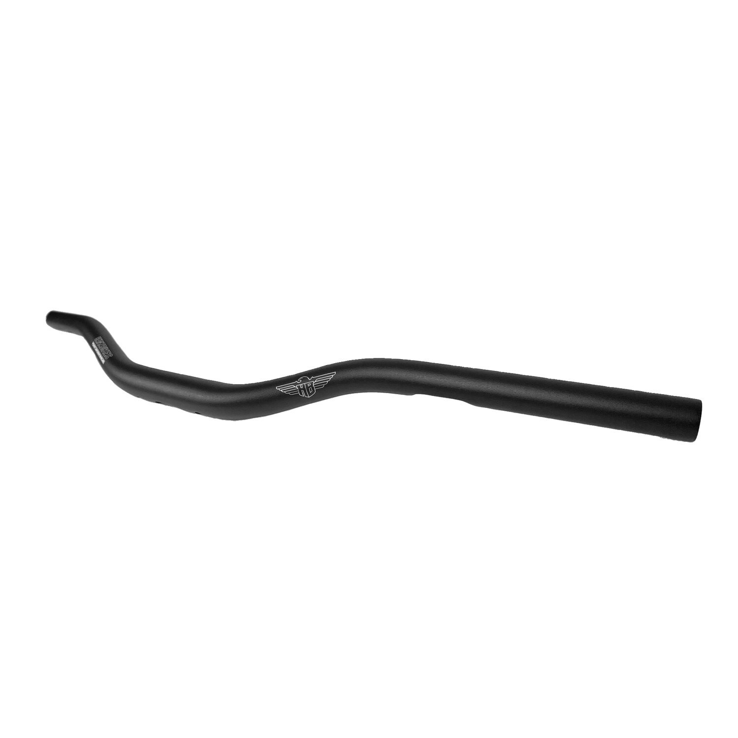 HeinzBikes, Performance Clubstyle MX handlebar, Black, Anodized