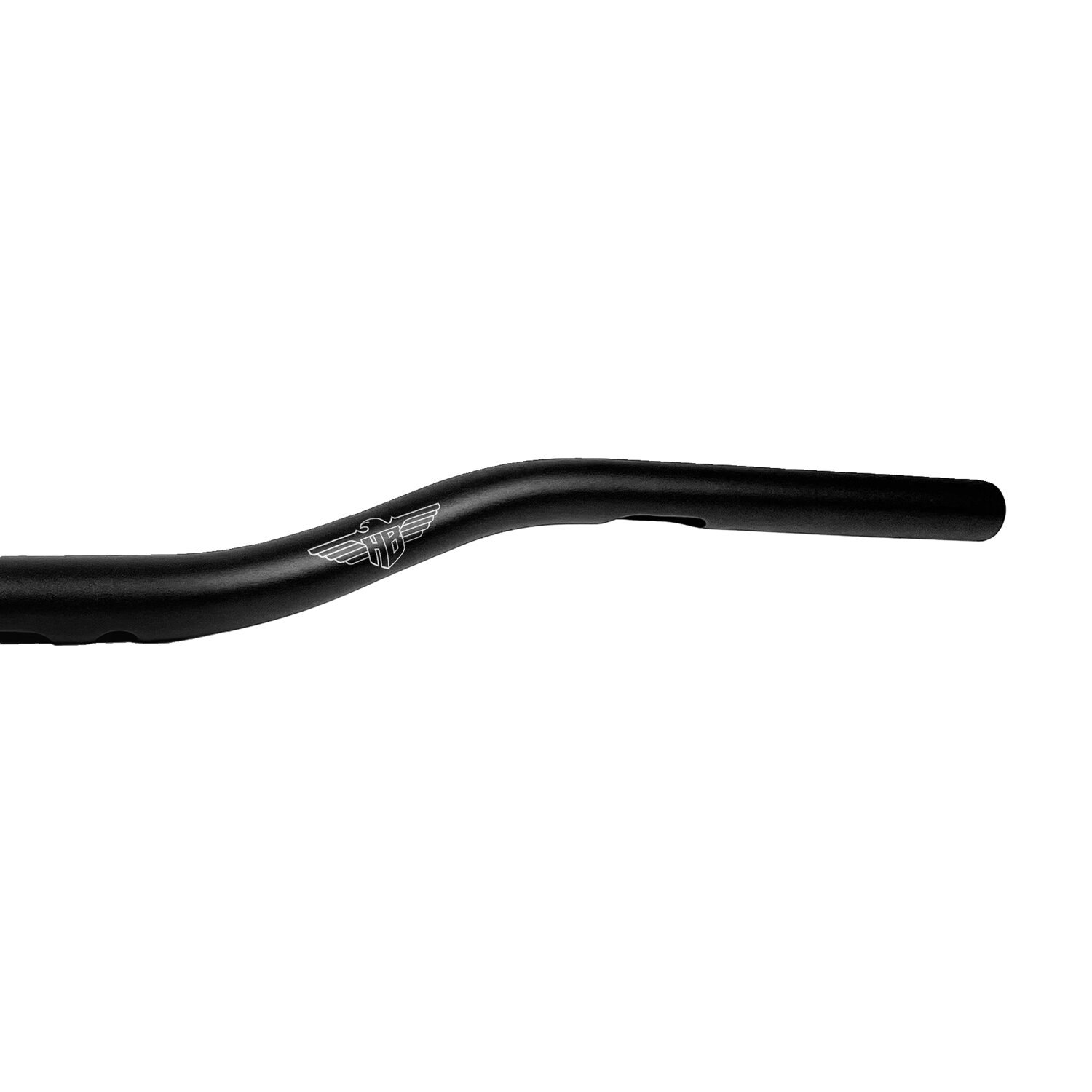 HeinzBikes, Performance Clubstyle MX handlebar, Black, Anodized