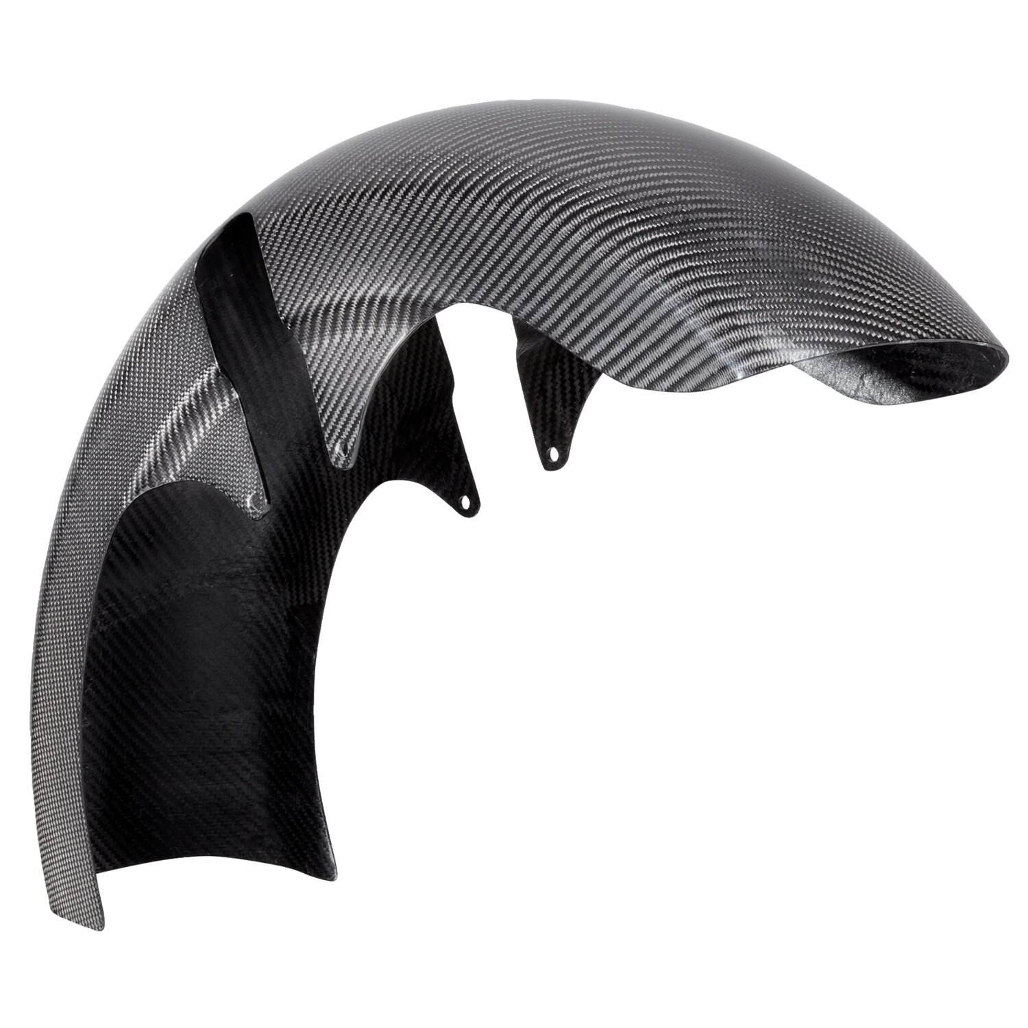 Arlen Ness, carbon fiber Rapper front fender. Fat 21, Unpainted, Gloss