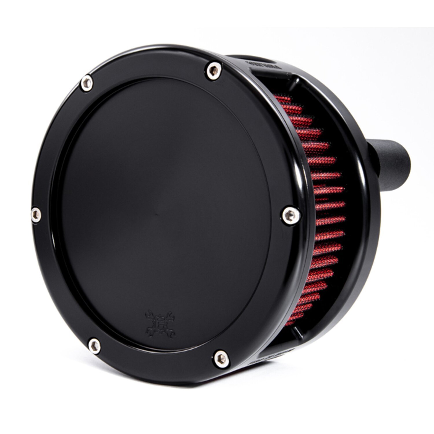 Feuling, BA air cleaner. Black. Solid cover