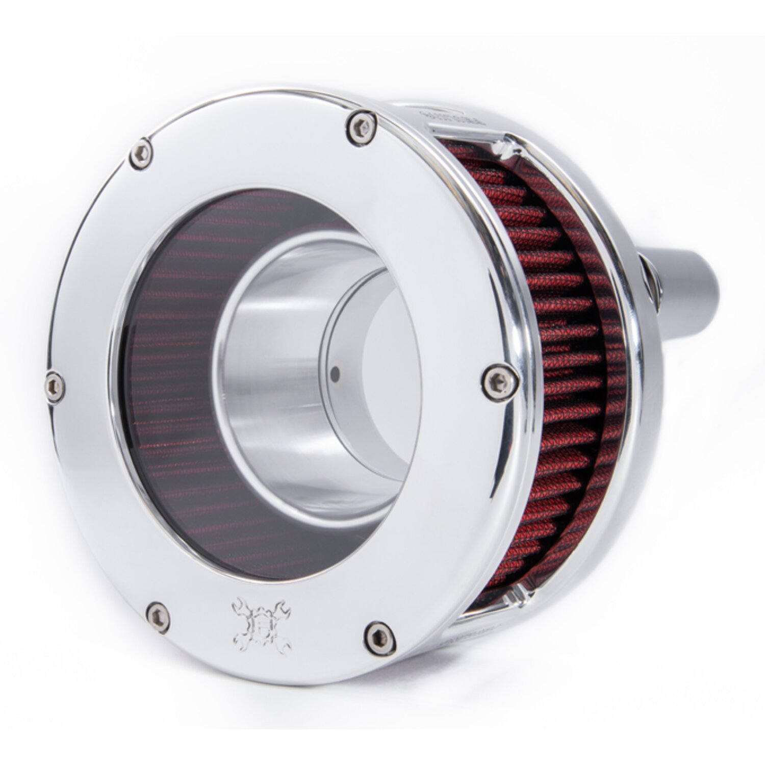 Feuling, BA air cleaner, Chrome. Clear cover