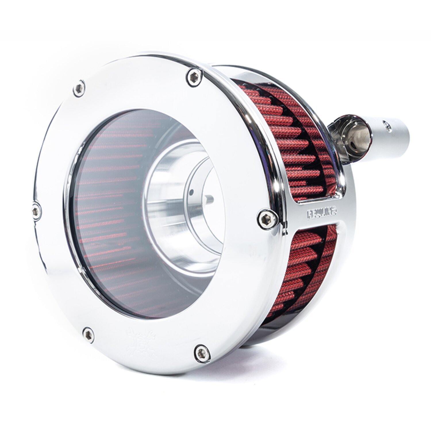 Feuling, BA air cleaner kit. Chrome. Clear cover