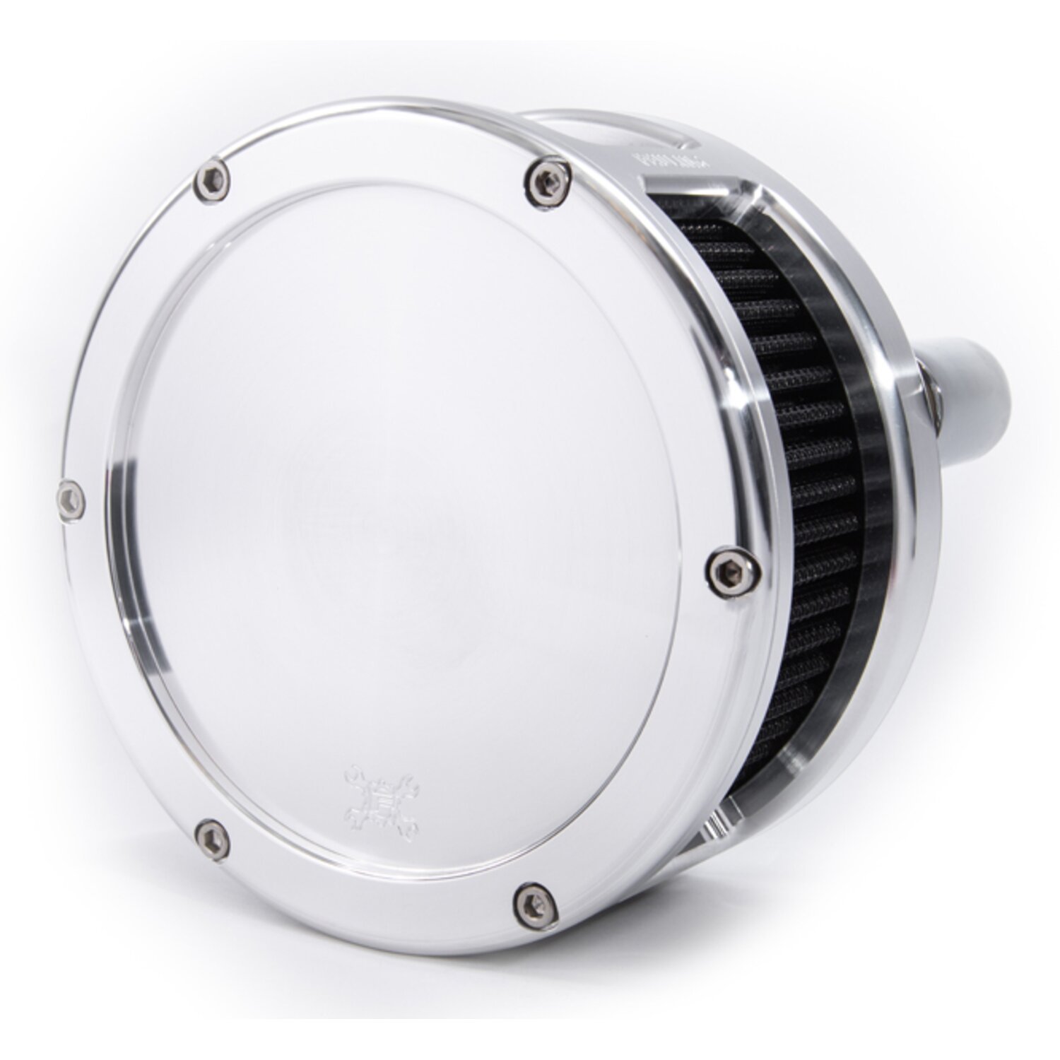 Feuling, BA air cleaner. Raw. Black filter. Solid cover