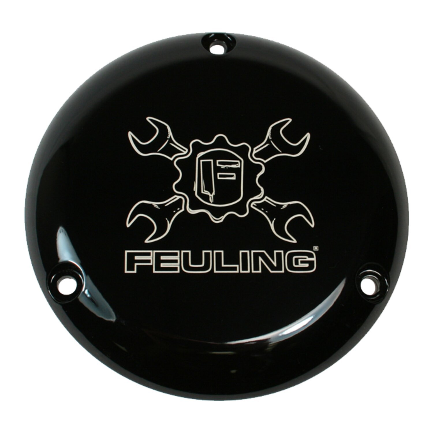 Feuling, derby cover. Gear Cross Wrench. Black CC