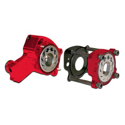 Replacement for Fueling race pump 707384.
FEULING offers replacement oil pump housings, when damage occurs to either the gear set or aluminum housing the components must be replaced as a set because the inner & outer gears are matched to each other then matched to the aluminum housing within 0.0005" requiring the items be replaced as a matched set.