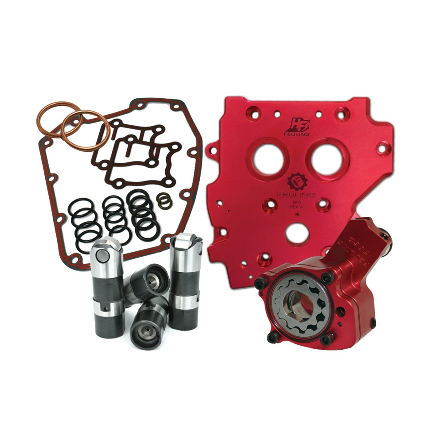Feuling, Race Series Oiling System. Gear/Cam drive