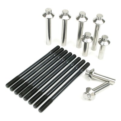 ARP mounting hardware is the best available to keep things together. This kit is made by ARP to Feuling's exact specifications. Kit includes heat-treated 8740 chrome moly steel studs with special alloyed stainless steel head bolts. Polished corrosion-resistant finish. Installed to torque spec these studs can be reused without issue, unlike stock hardware. Kit includes 8 cylinder studs, 8 head bolts, moly assembly lubricant and thread sealant. Upgrade replacement for 16837-85C (studs) and 16478-85A and 16480-92A head bolts. Made in the U.S.A.