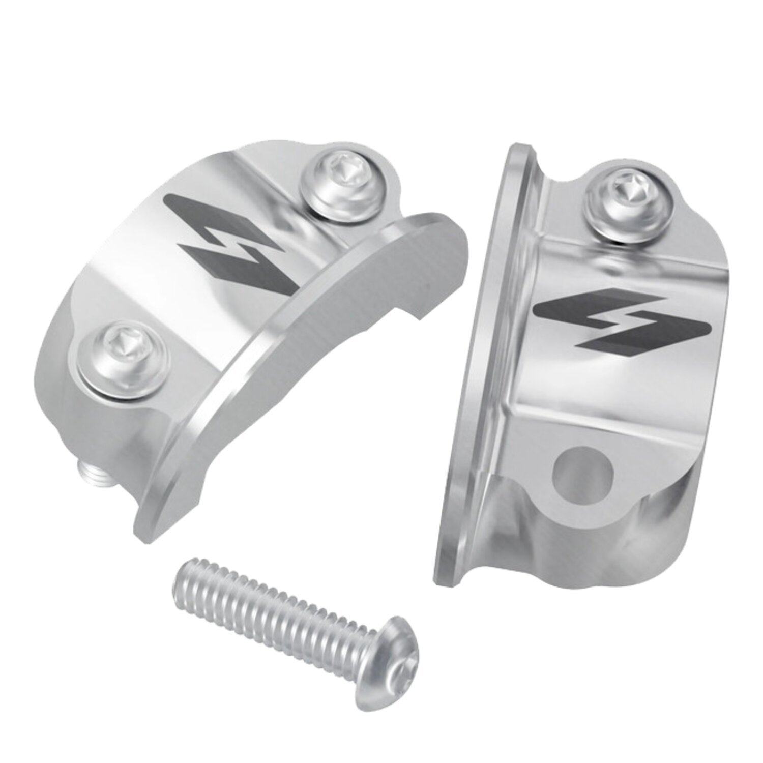 Kraus, Pro-Line Perch Half Clamps. Raw machined finish, Unpainted