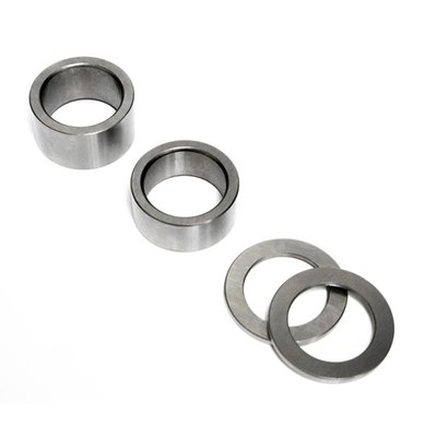 Undersized.
Crankshaft bearing race kit for M8 and TCB (Twin Cam Softail) model engines. Pinion race is undersized to allow service and re machining of pinion shaft when prior damage occurred such as race spinning on shaft. Kit includes right and left side (pinion shaft & sprocket shaft) crankshaft races with the left side thrust washers. These Feuling press on races have a precision ground outer diameter finish and are designed to be true to size producing the correct OD after proper press on installation.
OEM replacement reference none.