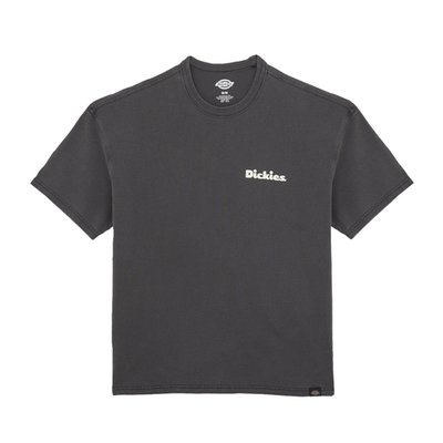 The Dickies Slayden GD t-shirt is a boxy fit, garment dyed t-shirt. Made out of 100% cotton, this t-shirt features small screen printed script logo on left chest, large script logo on the back, and woven Dickies hem loop label. A comfortable and durable T-shirt for daily wear.