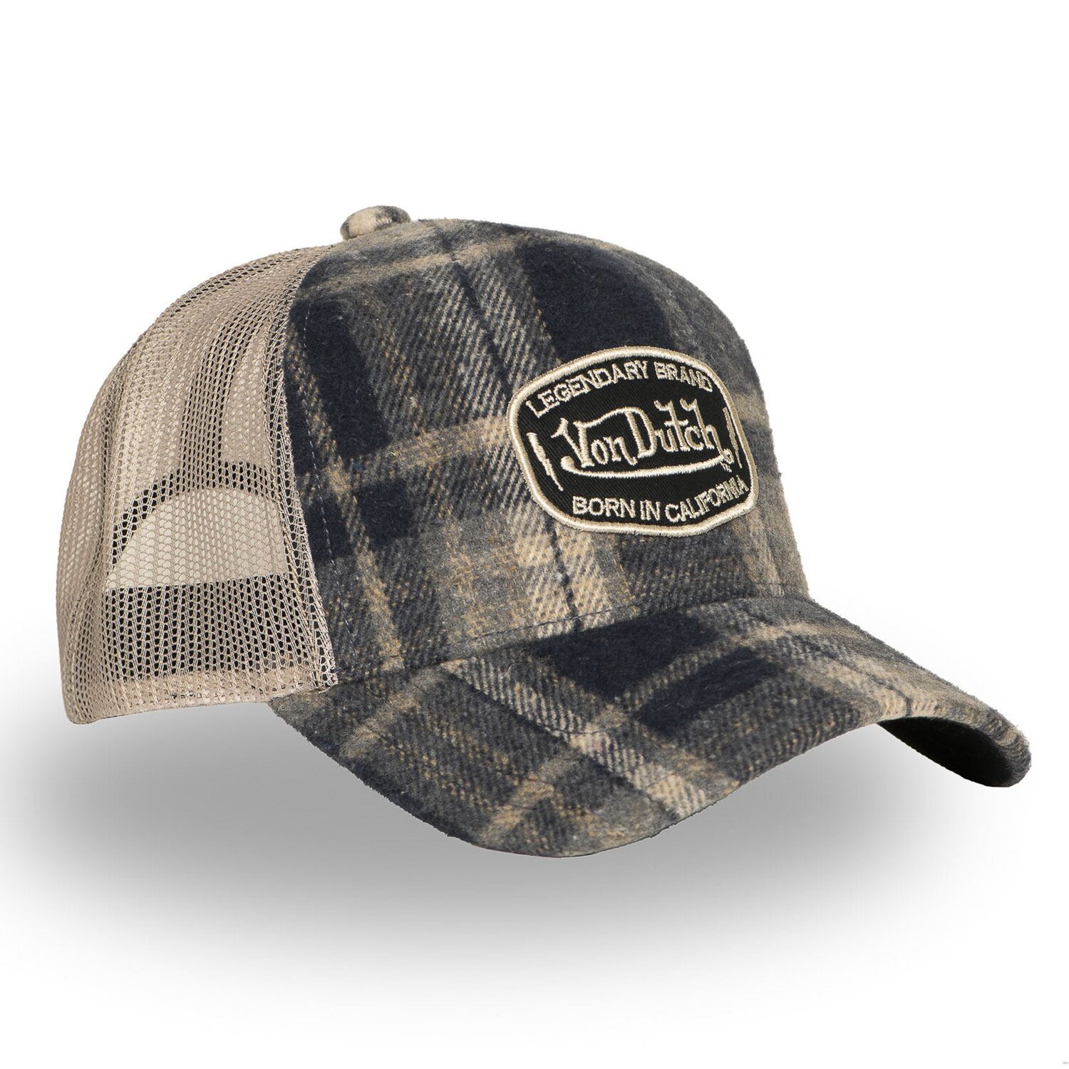 Von Dutch Carreaux cap