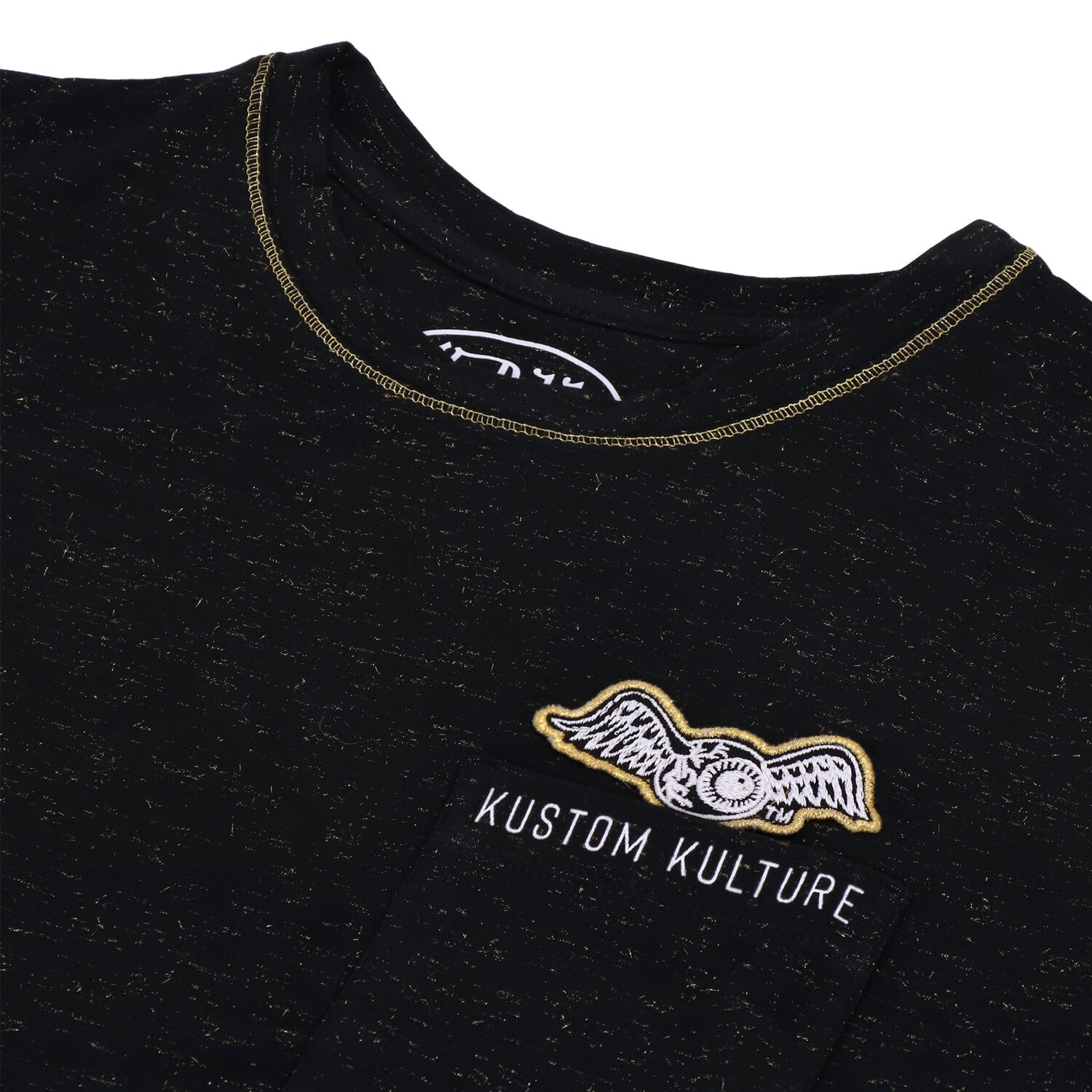 Von Dutch Strass female t-shirt, Black, XS
