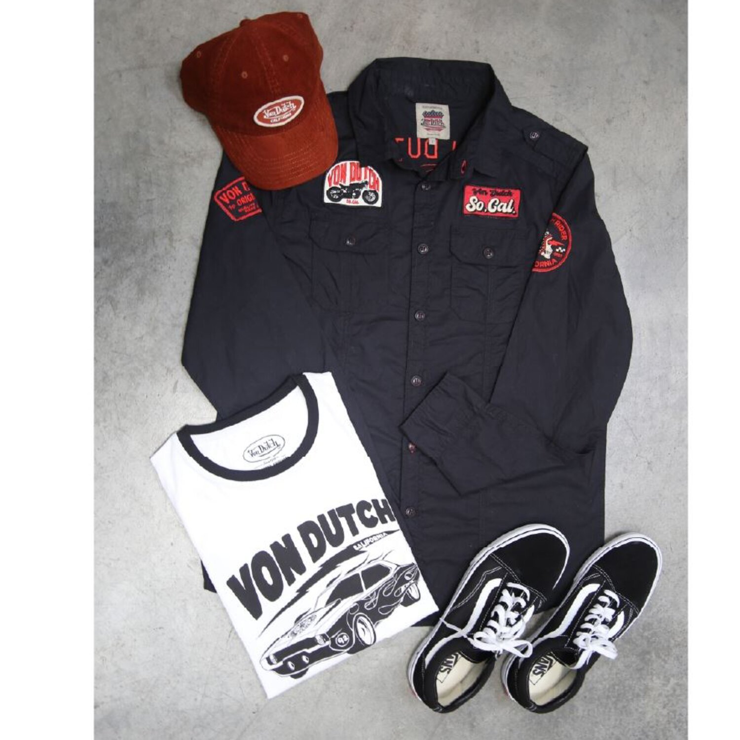 S — Von Dutch Pick jacket black, S