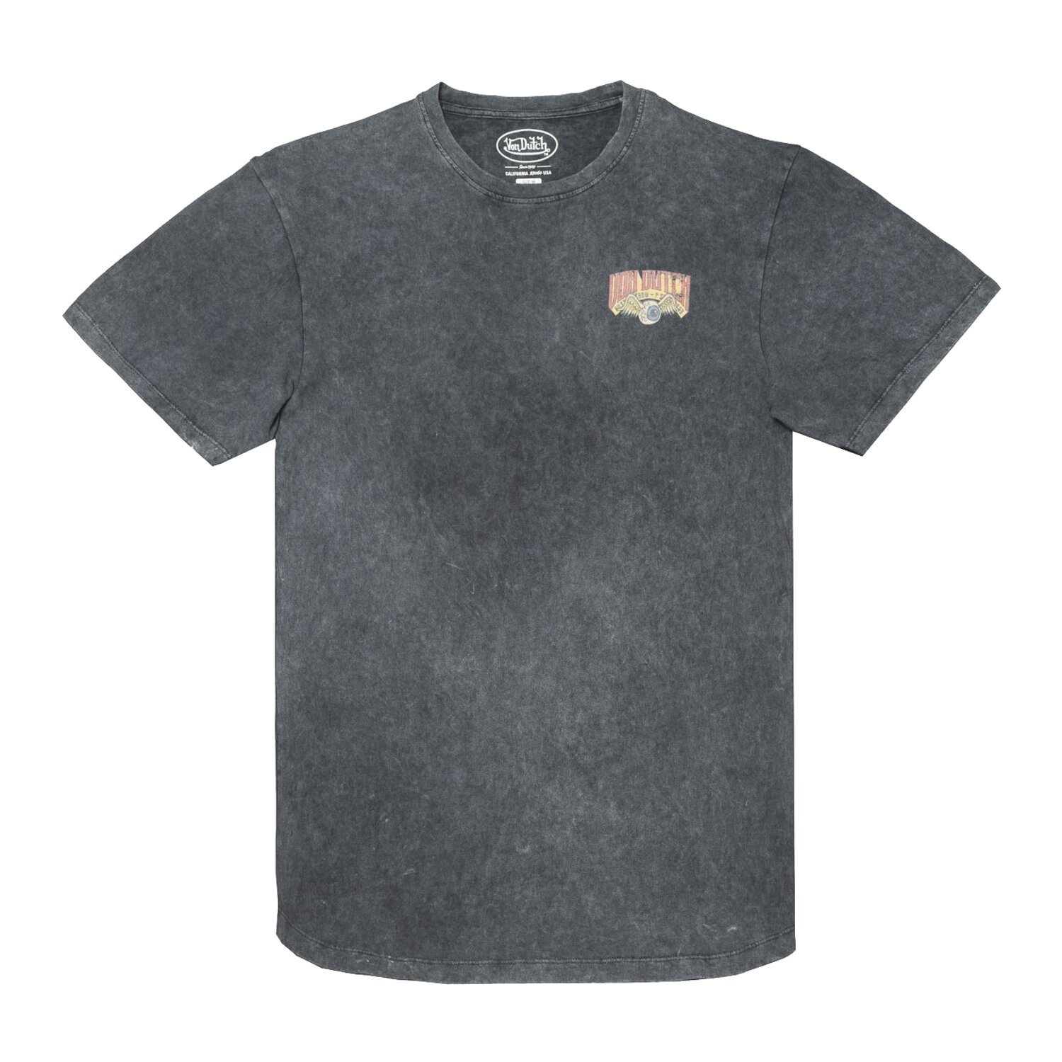 Von Dutch Reaper t-shirt, washed Black, Black, M