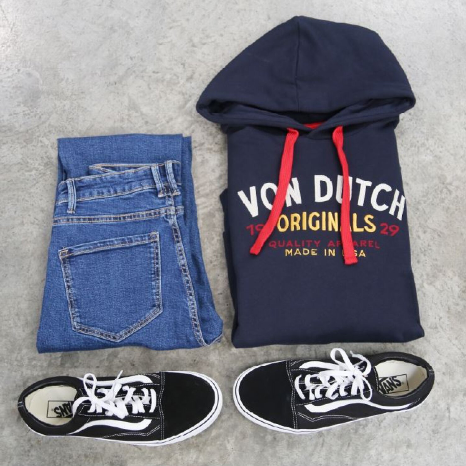 Von Dutch Made hoodie, Black, S