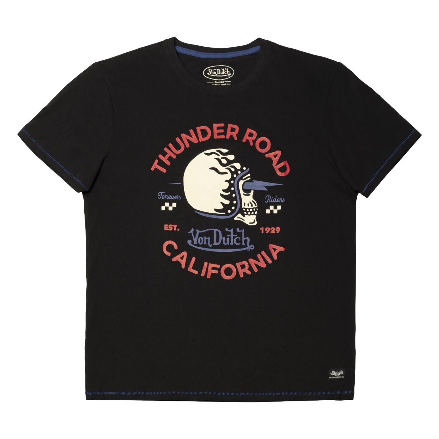 2XL — Von Dutch Again t-shirt black, 2XL