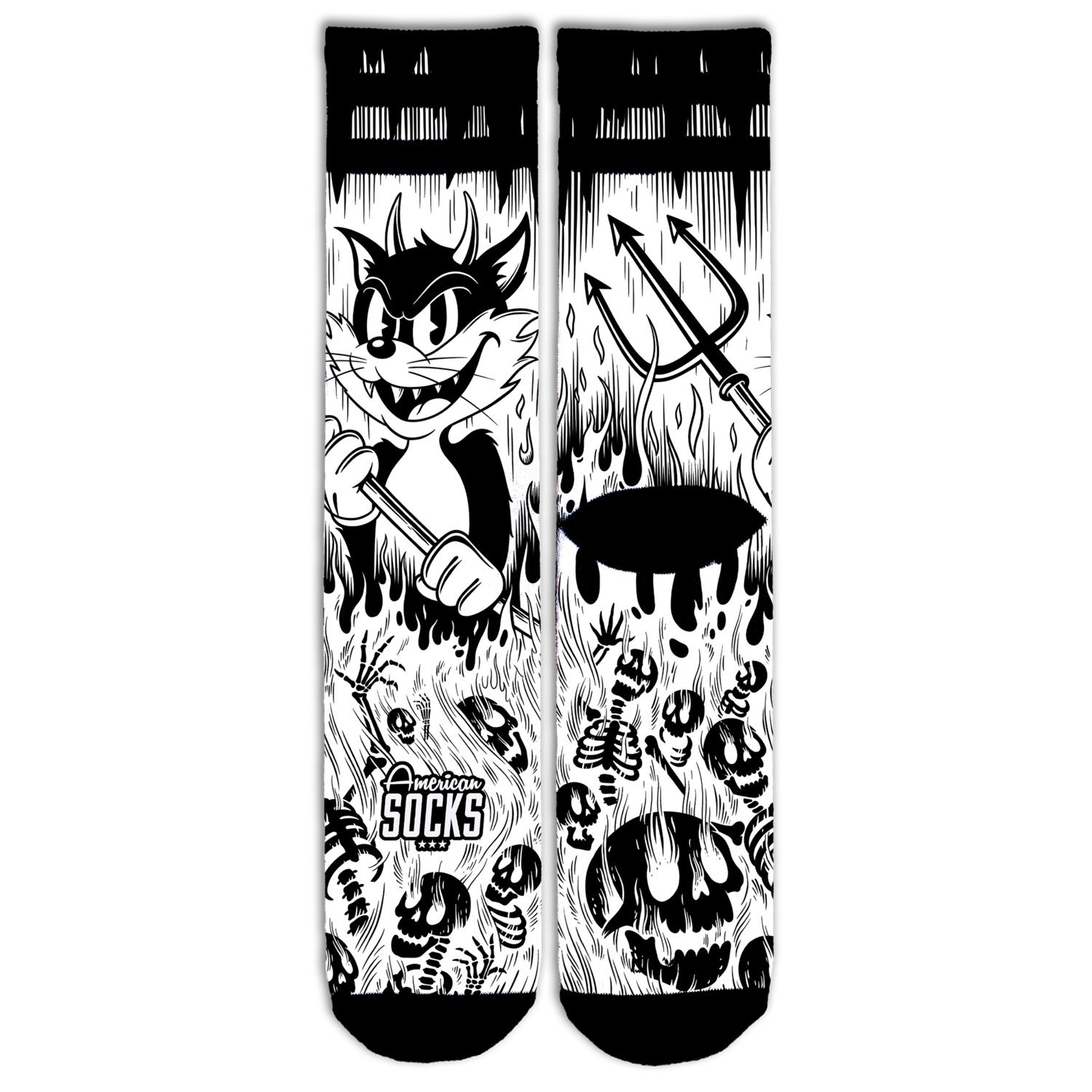 American Socks Evil Cat Signature socks