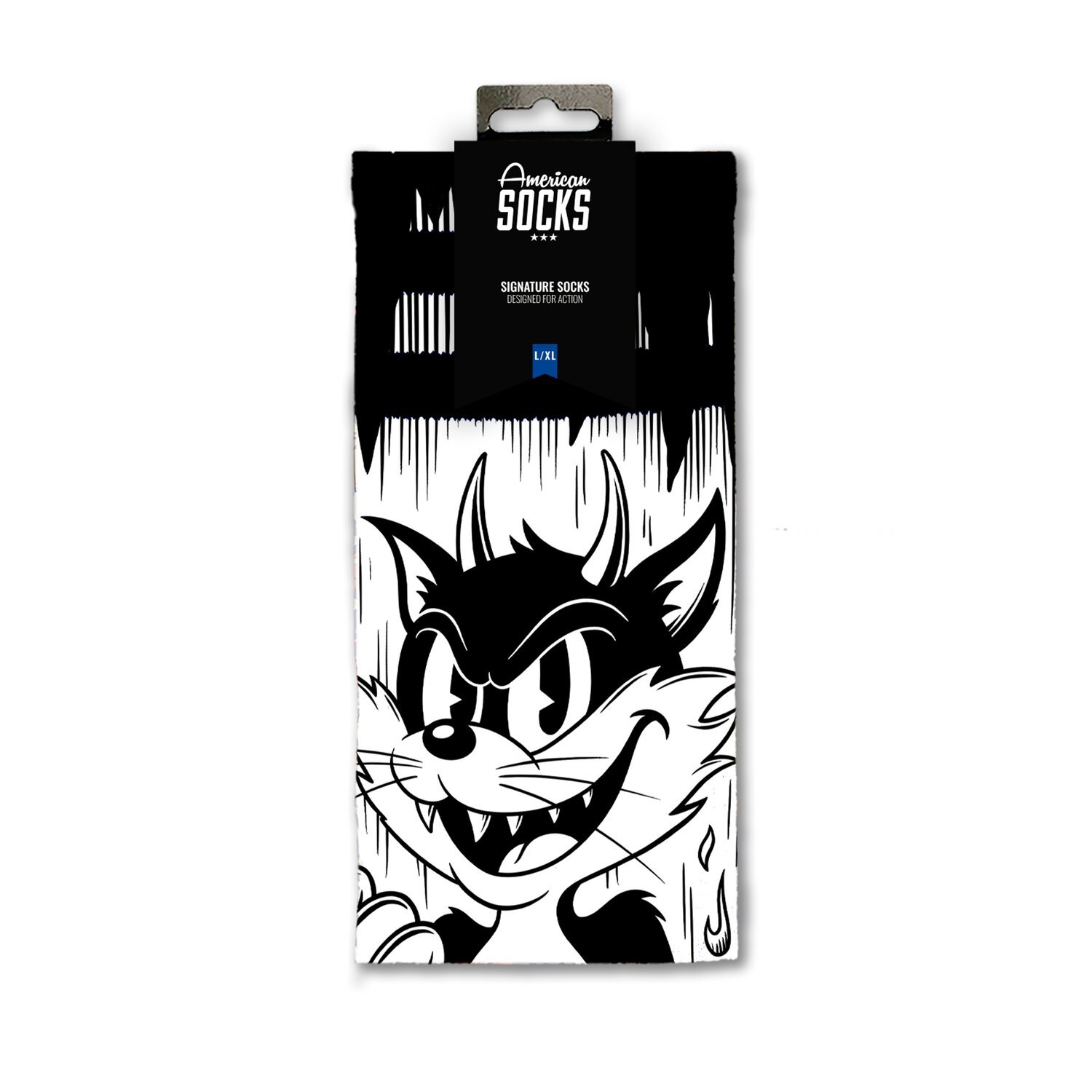 American Socks Evil Cat Signature socks