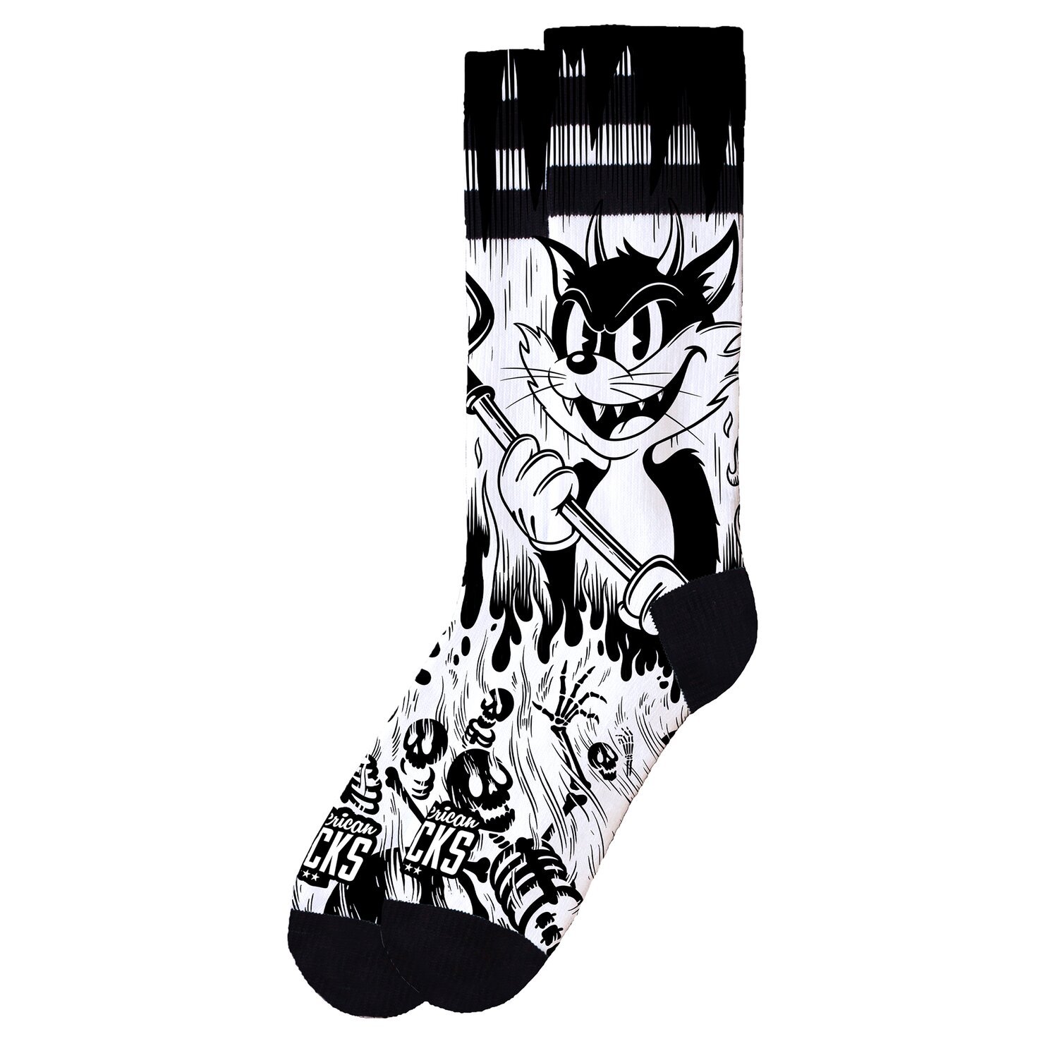 American Socks Evil Cat Signature socks