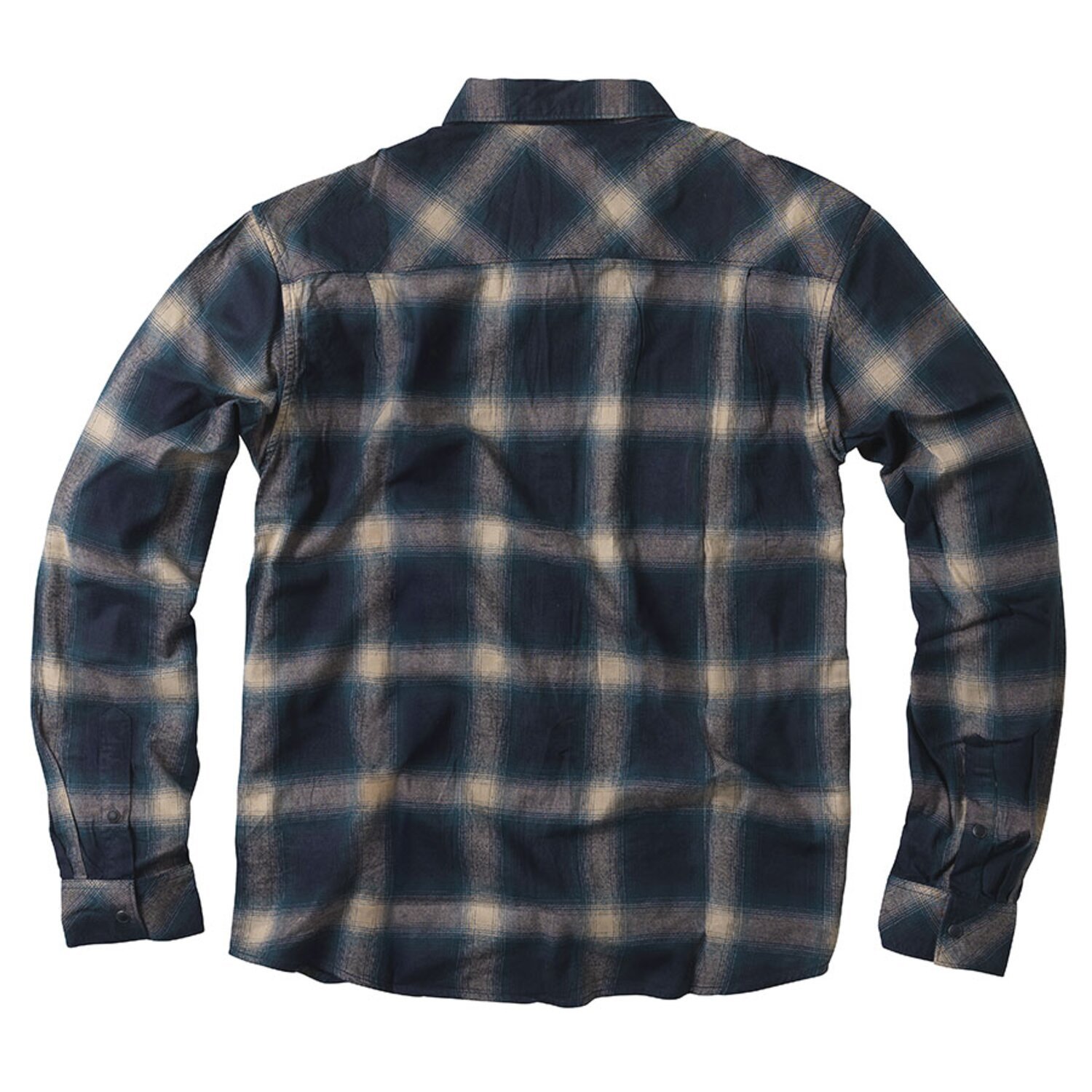 S — WCC Outlaw Flannel shirt blue/beige, S