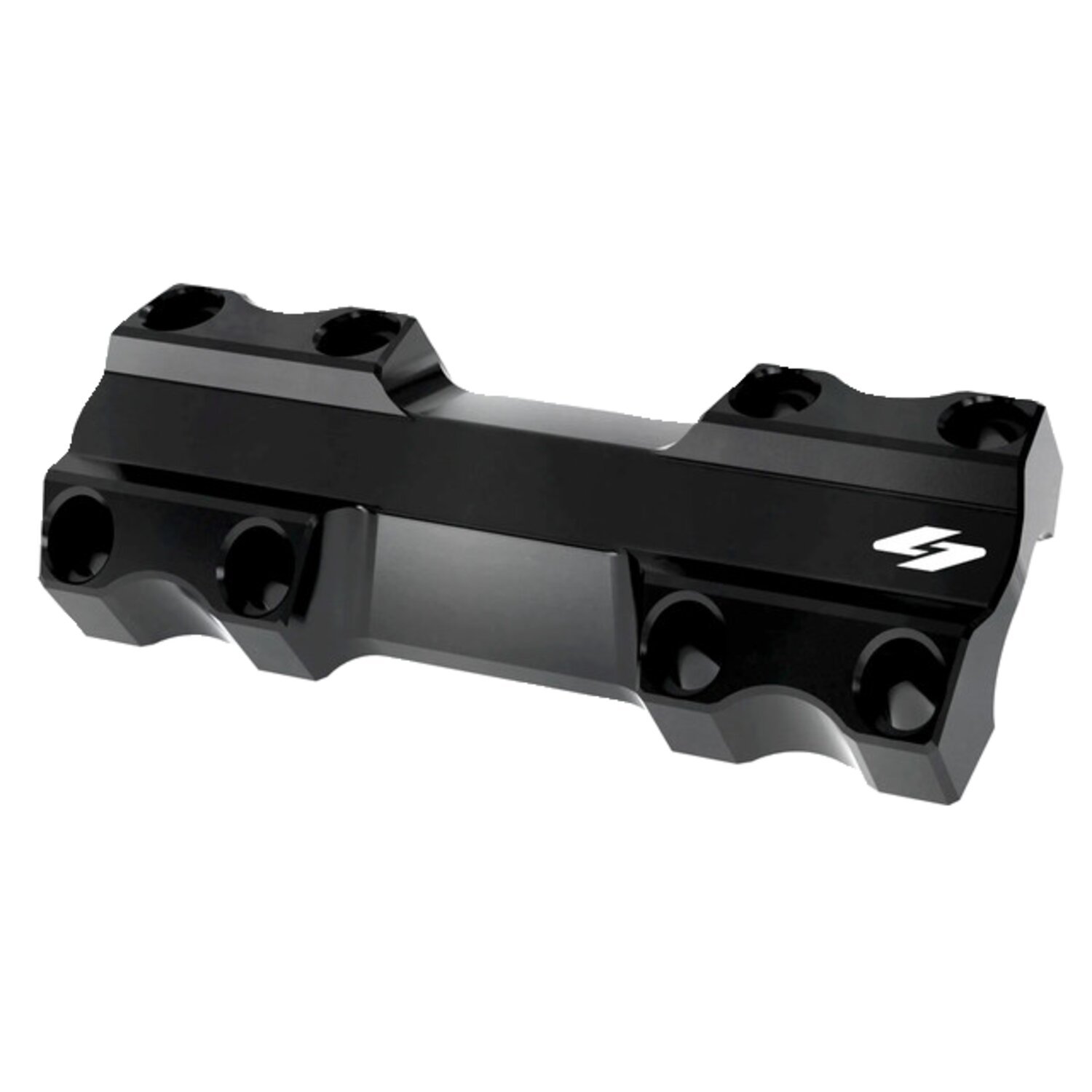 Kraus, Isolated Riser 1" Top Plate, Black, Anodized
