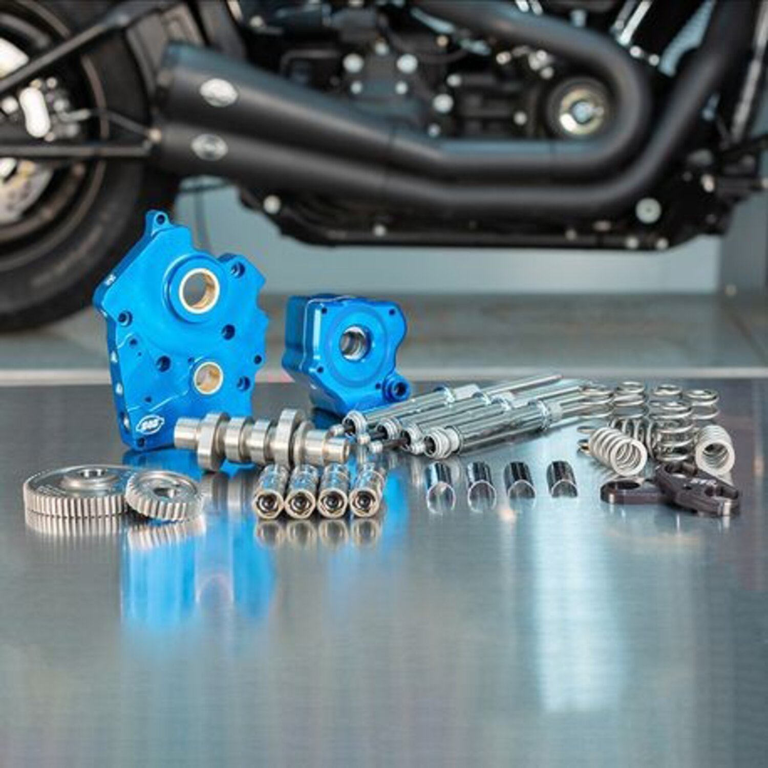 S&S, 550G cam chest kit M8 - Gear drive, oil cooled