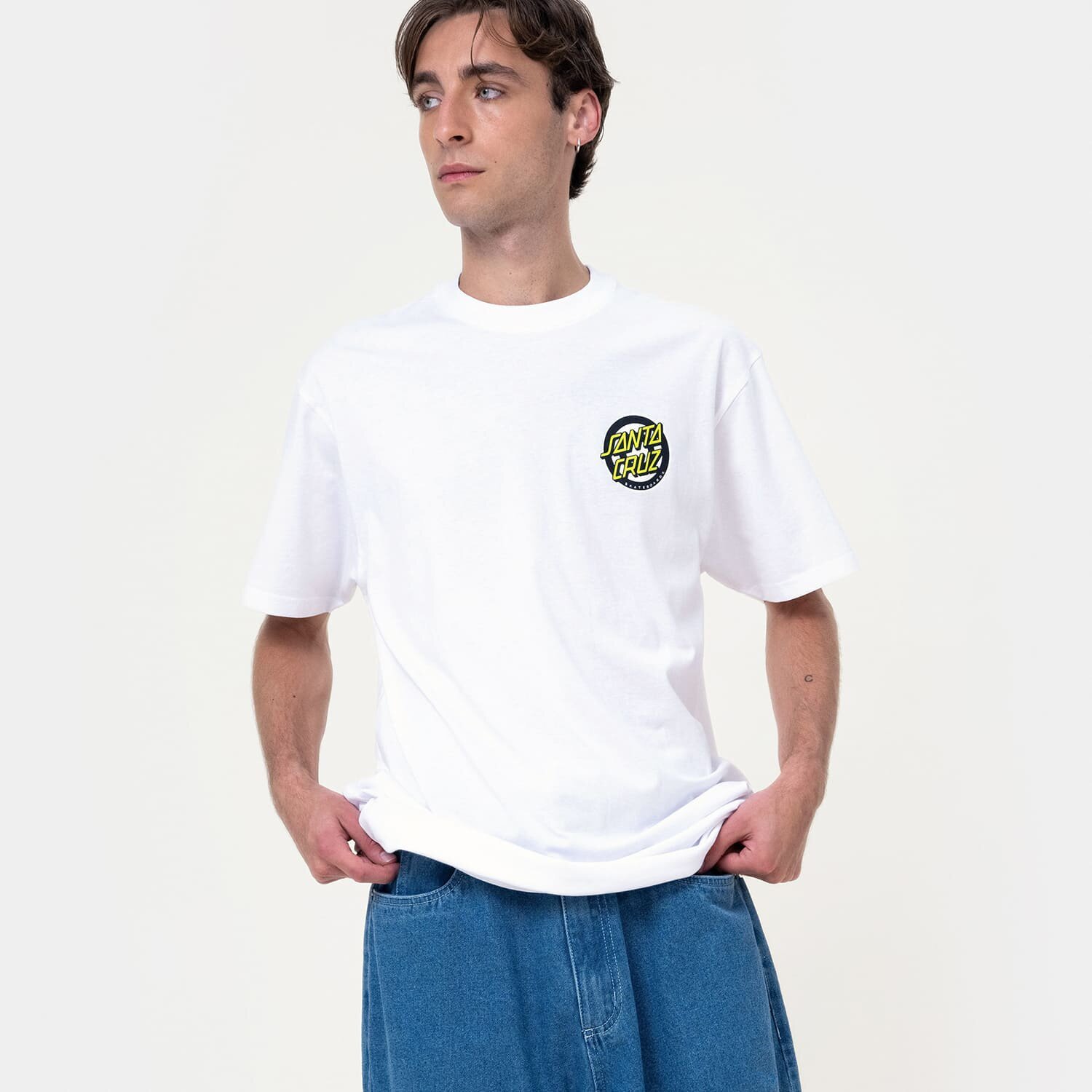 Santa Cruz Roskopp Screaming Target t-shirt white, S