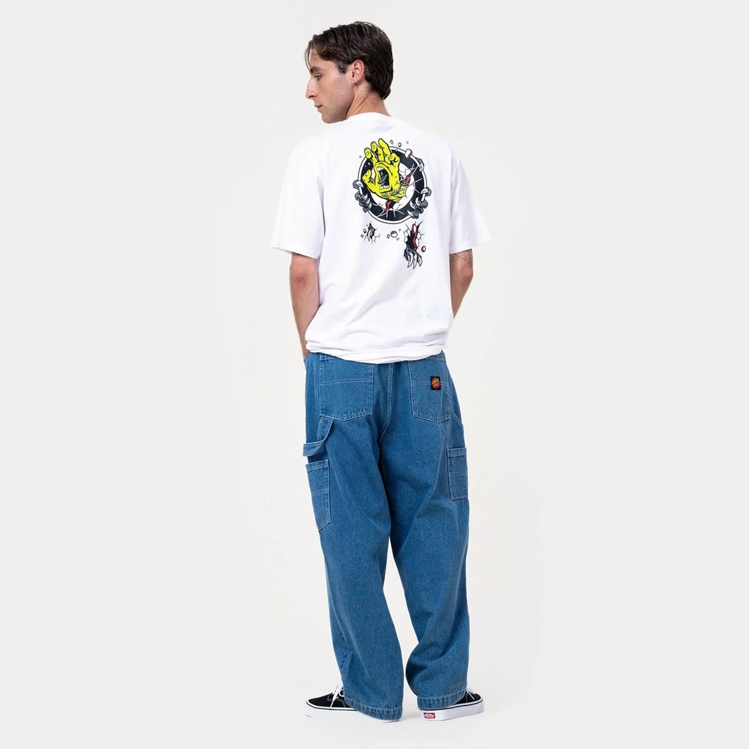 Santa Cruz Roskopp Screaming Target t-shirt white, S