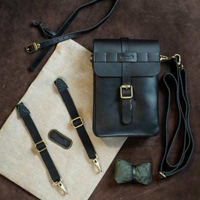 The Trip Machine Moto Sling bag is inspired from the iconic map cases used in WW II. Handcrafted from 2.2 mm thick heavy-duty leather, with a capacity of 1.9 L, the bag is built like a tank, to serve you for decades. It feels at home while on the motorcycle as well as when off it. The versatile quick release mounts allow it to go on every motorcycle and lets you mount or unmount it in under 30 seconds. Perfect for everyday rides, this bag is as dependable, timeless and comes with a rain cover to keep your valuables dry.