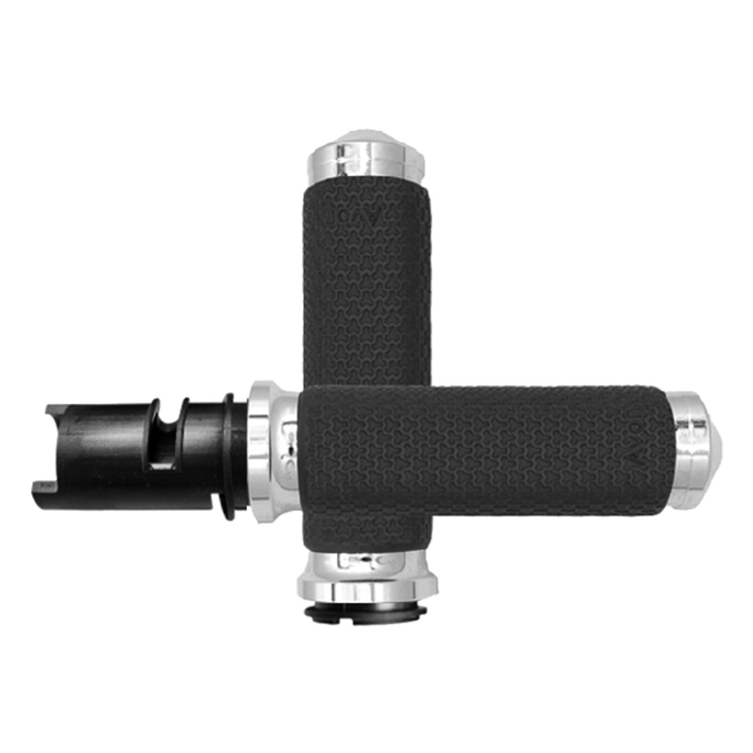Avon, Memory Foam grip set. Medium, Black, Chrome