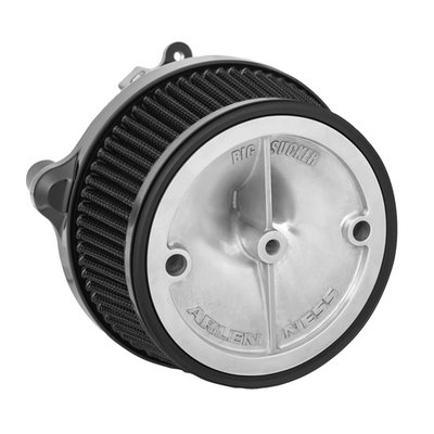 With Chrome Backing Plate. Without air cleaner cover. Compatible with Ness Stage 1 custom air cleaner covers. 
The new Big Sucker™ Stage 1 performance intake for 23-up Gen2 Tourings. Engineered & tested to enhance performance in all riding scenarios. Each backing plate features a radius design from the outer edge of the backing plate to the mouth of the throttle body, resulting in more airflow. 
- All-New next generation backing plate design 
- Increases Horsepower & Torque 
- Black Pre-Oiled High Performance Filter 
- Patent Pending aluminum backing plate that features zero flat surfaces, every angle of the intake is designed to - promote airflow 
- One-Piece Aluminum top filter place with integrated air venturi to direct airflow into the throttle body 
- Accepts all Ness Stage 1 custom air cleaner covers 