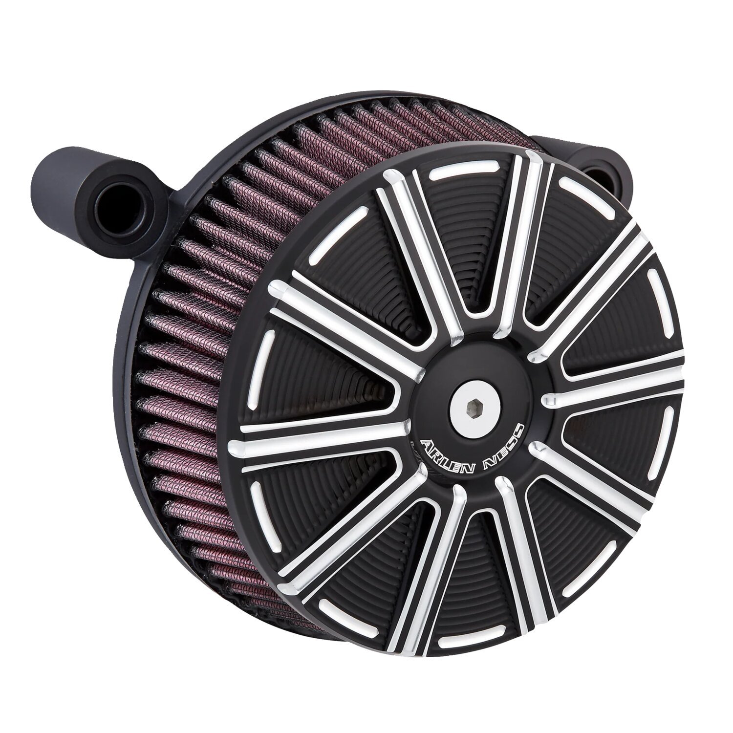Arlen Ness, Stage 1 Big Sucker air cleaner kit. 10-Gauge Blk