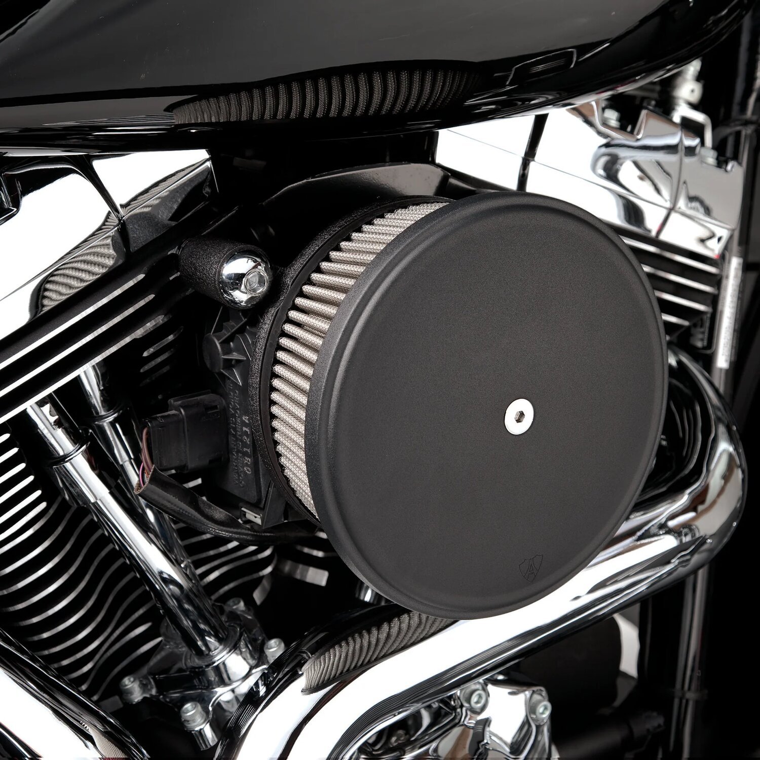 Arlen Ness, Stage 2 Big Sucker air cleaner. Smooth, Black