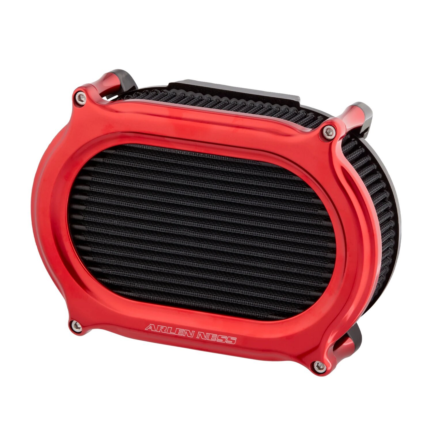 Arlen Ness, Stage II Oval Upgrade air cleaner kit, Red