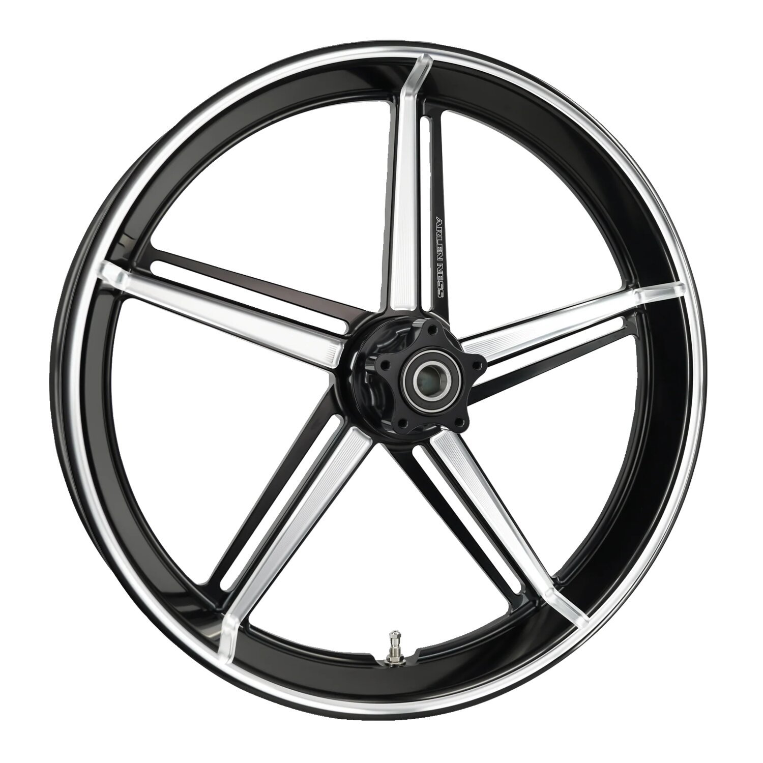 Arlen Ness, 21 x 3.25" Factory 24 rim. Black CC
