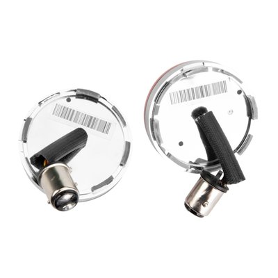 Replaces the turn signal inserts in the rear light bar. The LED inserts are with red LED only. 
This rear view camera can be used with aftermarket head units with a high definition input.  Like the Soundstream V2.