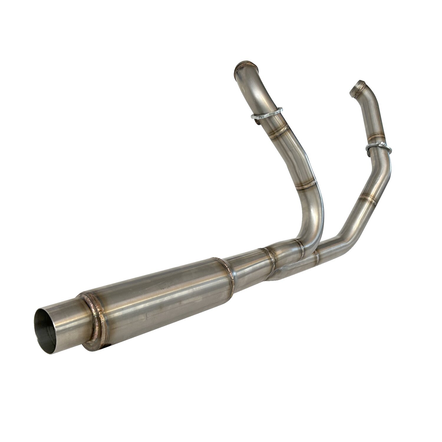 V Performance, 'Racing' head pipe set. No cat, Raw
